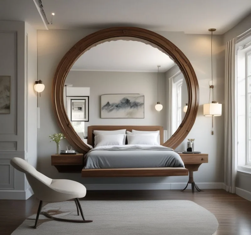 17 Stunning Mirror Ideas to Transform Your Bedroom Into a Luxurious Retreat Adjustable Swivel Mirror