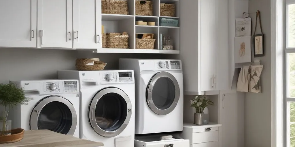 20+ Creative Laundry Room Cabinet Solutions for Every Home Ceiling-High Storage Towers