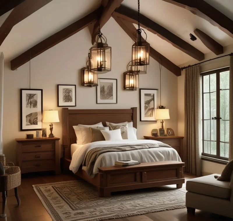 19 Stunning Bedroom Lighting Solutions That Will Transform Your Room Cozy Lantern-Inspired Designs