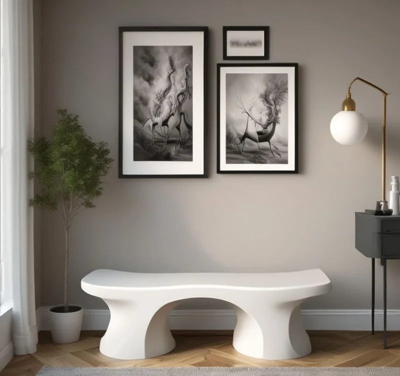 17 Beautiful Bedroom Bench Styles to Transform Your Space Curved and Artistic