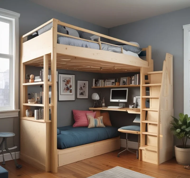 Custom DIY Short Loft
