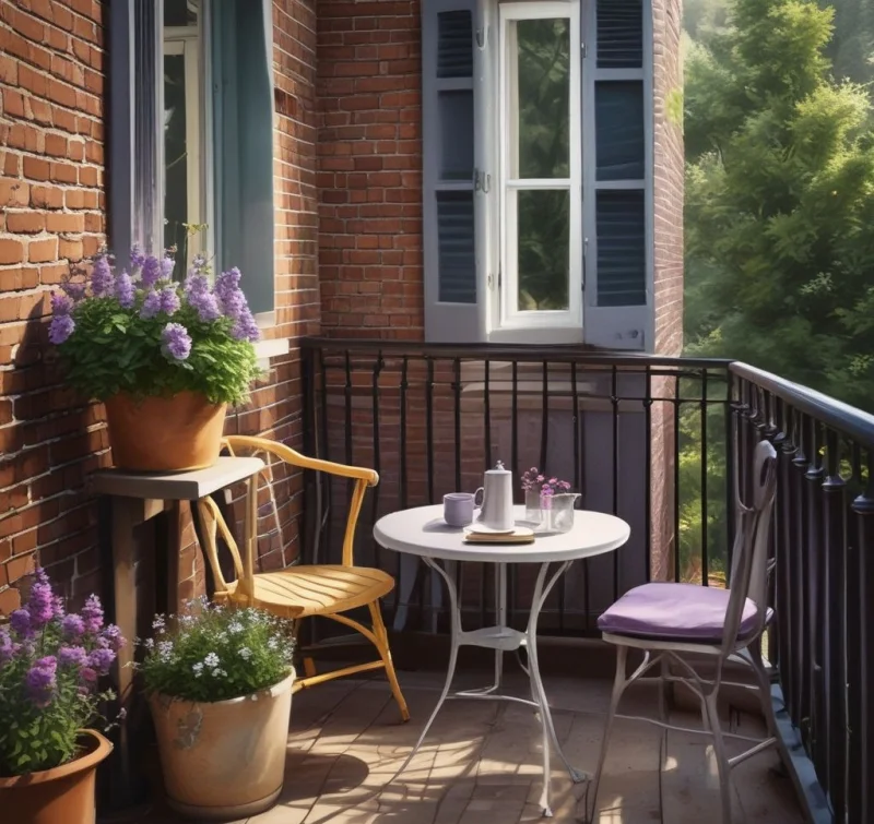 18 Creative Small Balcony Ideas - Transform Your Tiny Outdoor Space Design a Charming Morning Coffee Corner