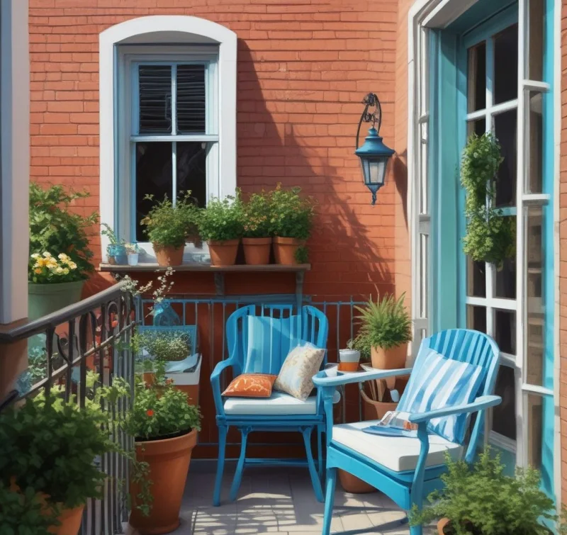 18 Creative Small Balcony Ideas - Transform Your Tiny Outdoor Space Design with a Cohesive Color Theme