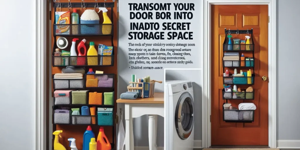 Transform Your Tiny Utility Room: 15 Genius Hacks for Maximum Function Transform Your Door into Secret Storage Space