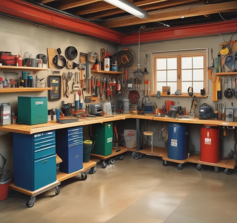 17 Smart Garage Workshop Layout Ideas for Maximum Productivity Effective Dust and Debris Management