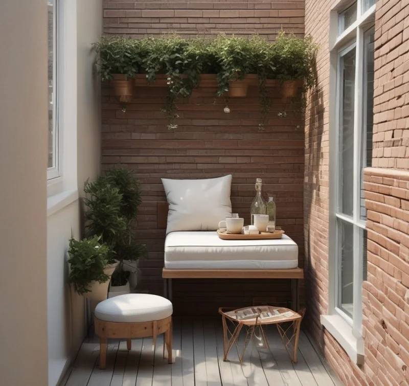 18 Creative Small Balcony Ideas - Transform Your Tiny Outdoor Space Embrace Clean Minimalist Design