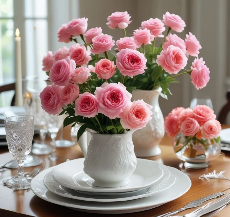 22 Creative Dining Table Styling Ideas That Will Transform Your Meals Fresh Flower Arrangements