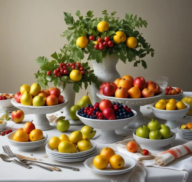 22 Creative Dining Table Styling Ideas That Will Transform Your Meals Fresh Fruit Displays