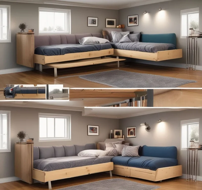 Hidden Guest Bed Solution
