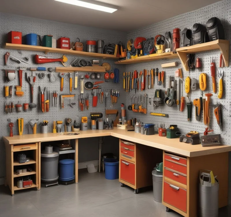 17 Smart Garage Workshop Layout Ideas for Maximum Productivity Innovative Pegboard Solutions