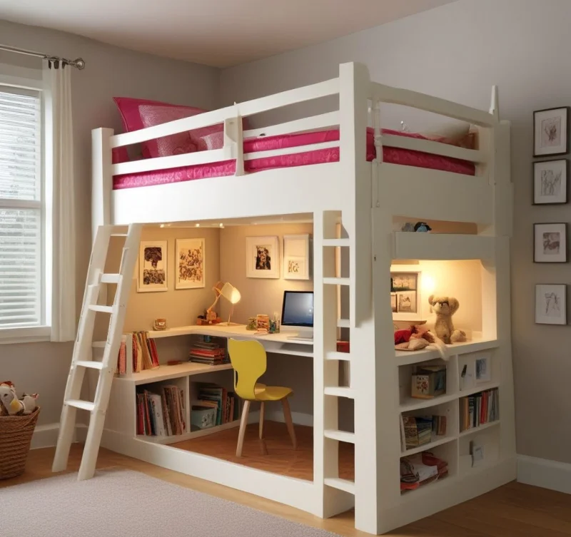 Kid-Friendly Play Loft
