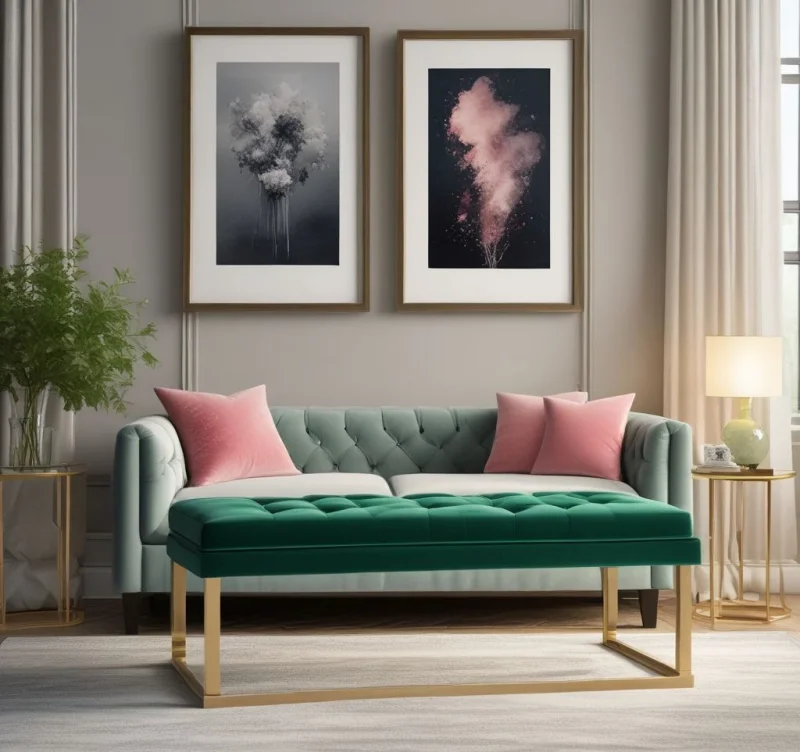 17 Beautiful Bedroom Bench Styles to Transform Your Space Luxurious Velvet Touch