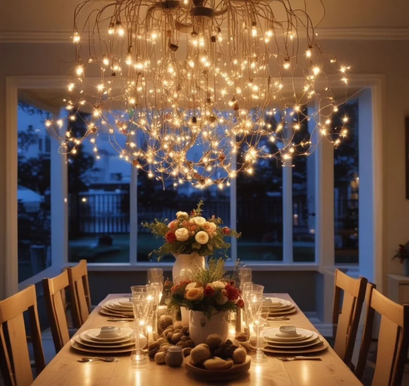 22 Creative Dining Table Styling Ideas That Will Transform Your Meals Magical Light Strings