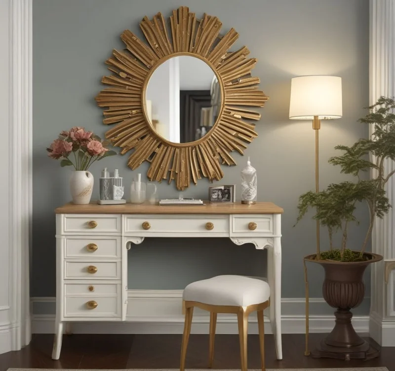 15 Beautiful Dressing Table Ideas to Transform Your Space Make a Bold Statement with Your Mirror