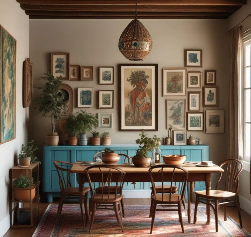 20 Beautiful Boho Dining Room Designs to Transform Your Space Meaningful Personal Collections