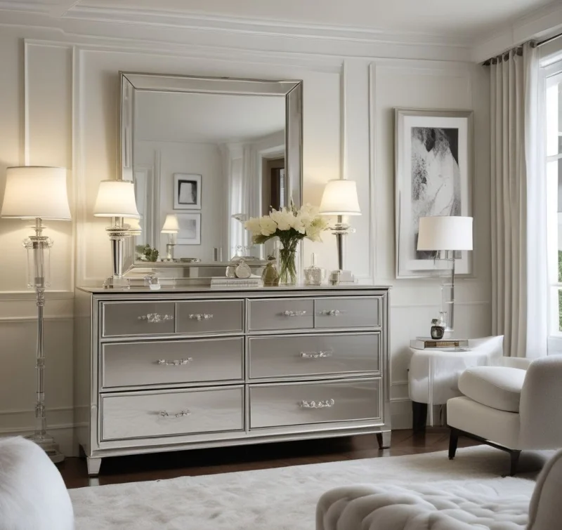 18 Smart Bedroom Dresser Solutions for Perfect Organization Mirrored Front Glamour