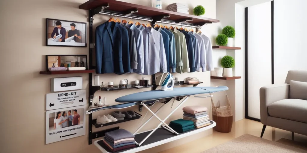 Transform Your Tiny Utility Room: 15 Genius Hacks for Maximum Function Mount a Fold-Down Ironing Board