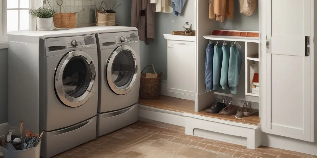 20+ Creative Laundry Room Cabinet Solutions for Every Home Mudroom-Laundry Combination Cabinets