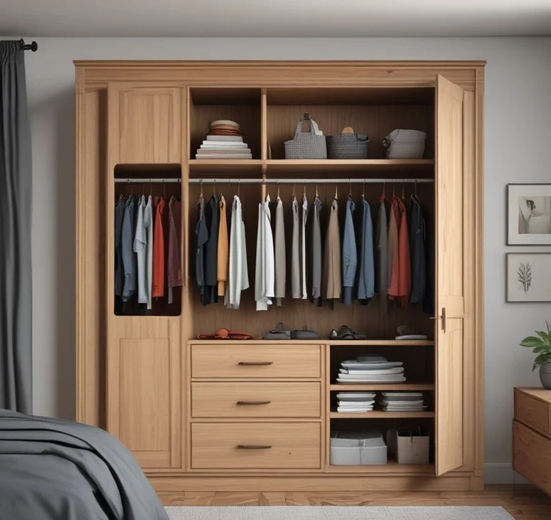 20 Smart Bedroom Wardrobe Ideas That Transform Your Space Natural Wood Character Pieces