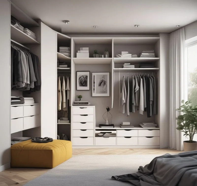 20 Smart Bedroom Wardrobe Ideas That Transform Your Space Open Display Wardrobes