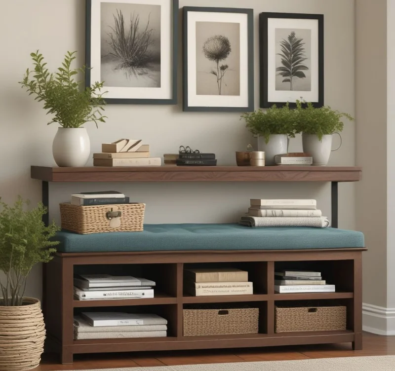 17 Beautiful Bedroom Bench Styles to Transform Your Space Open Shelf Storage