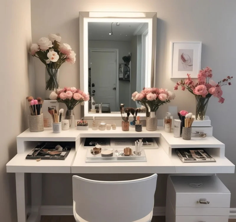 15 Beautiful Dressing Table Ideas to Transform Your Space Organize Your Beauty Zone