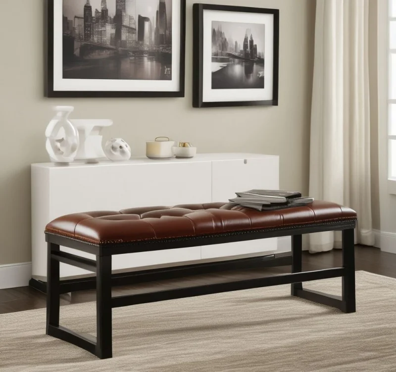 17 Beautiful Bedroom Bench Styles to Transform Your Space Rich Leather Luxury