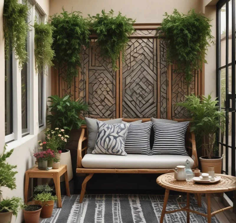18 Creative Small Balcony Ideas - Transform Your Tiny Outdoor Space Set Up Stylish Privacy Barriers