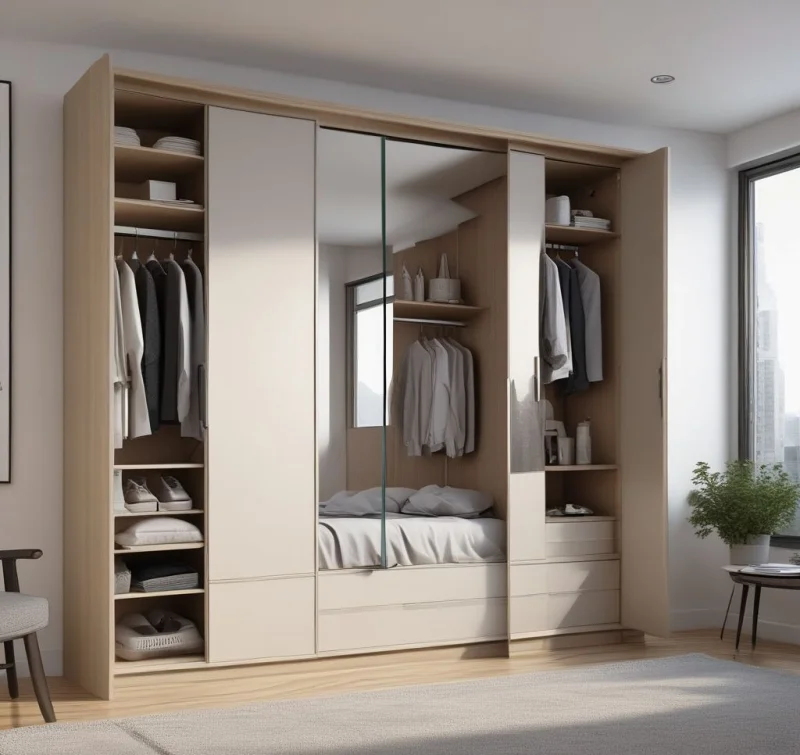 20 Smart Bedroom Wardrobe Ideas That Transform Your Space Sliding Mirror Combinations