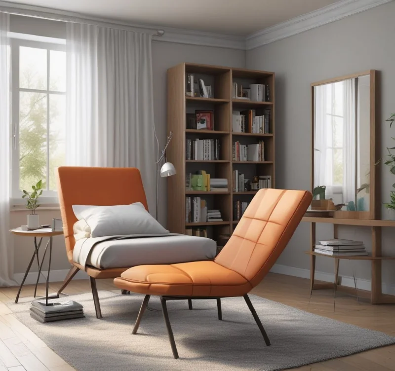 23 Beautiful Bedroom Chair Designs That Will Transform Your Room Space-Saving Foldable Chair