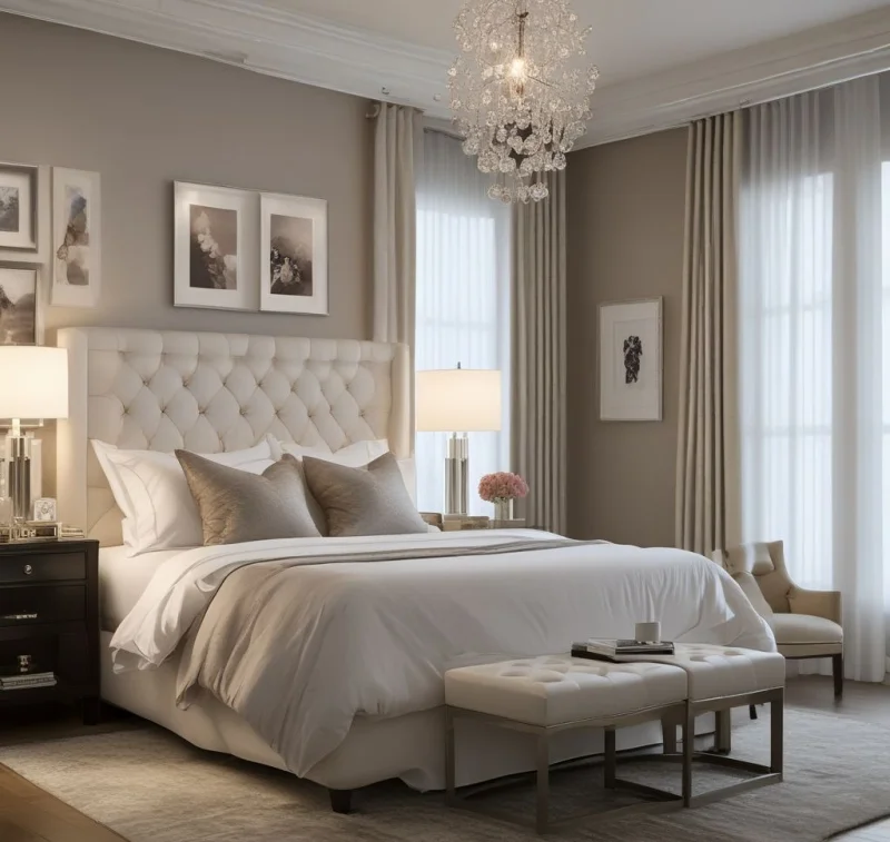 19 Stunning Bedroom Lighting Solutions That Will Transform Your Room Sparkling Glass Statement Pieces