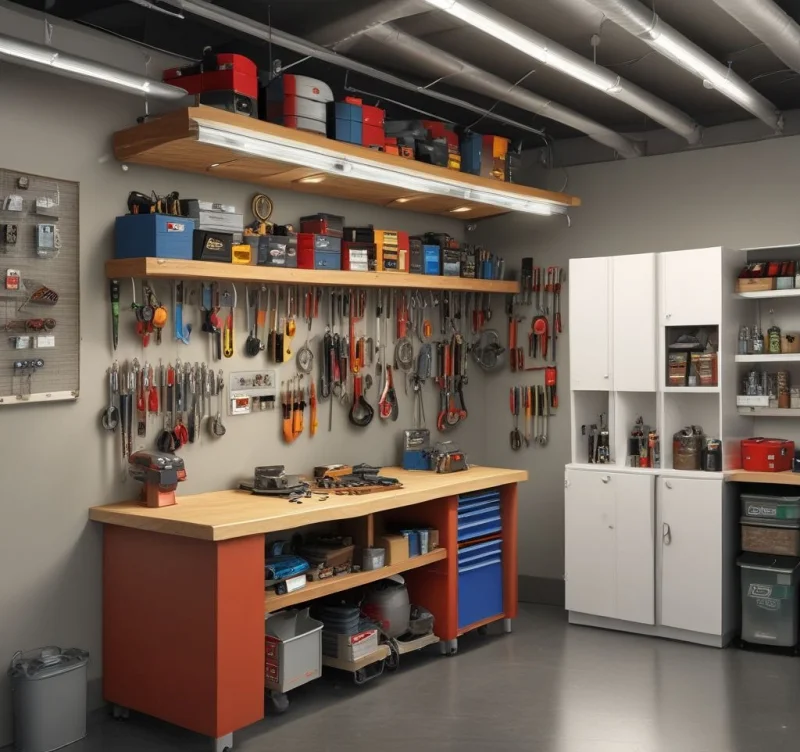 17 Smart Garage Workshop Layout Ideas for Maximum Productivity Strategic Power and Cable Management