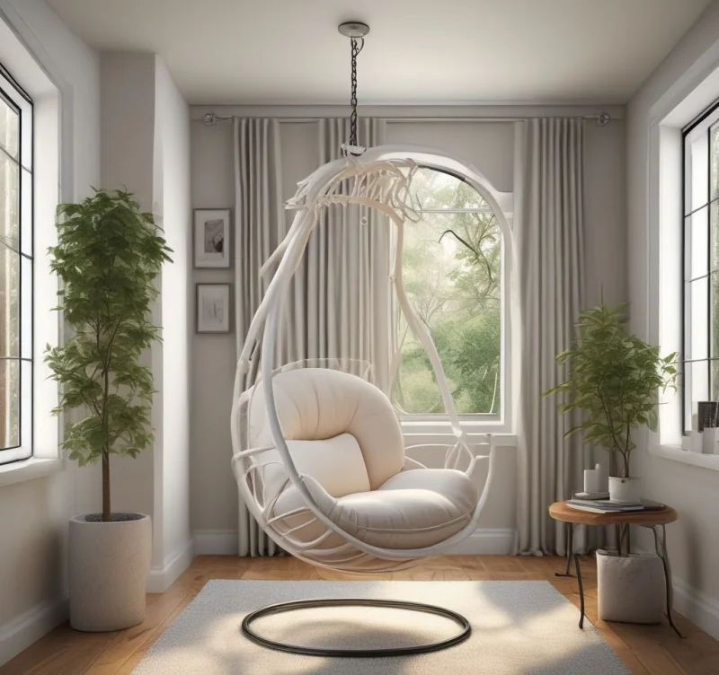 23 Beautiful Bedroom Chair Designs That Will Transform Your Room Suspended Egg Chair