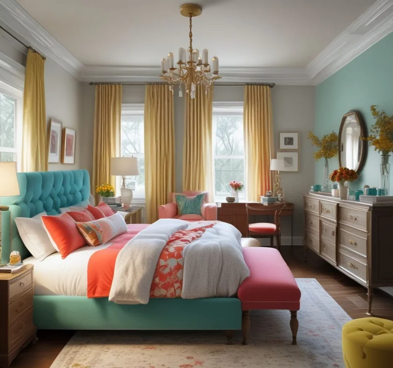Vibrant Statement Seating for Personality
