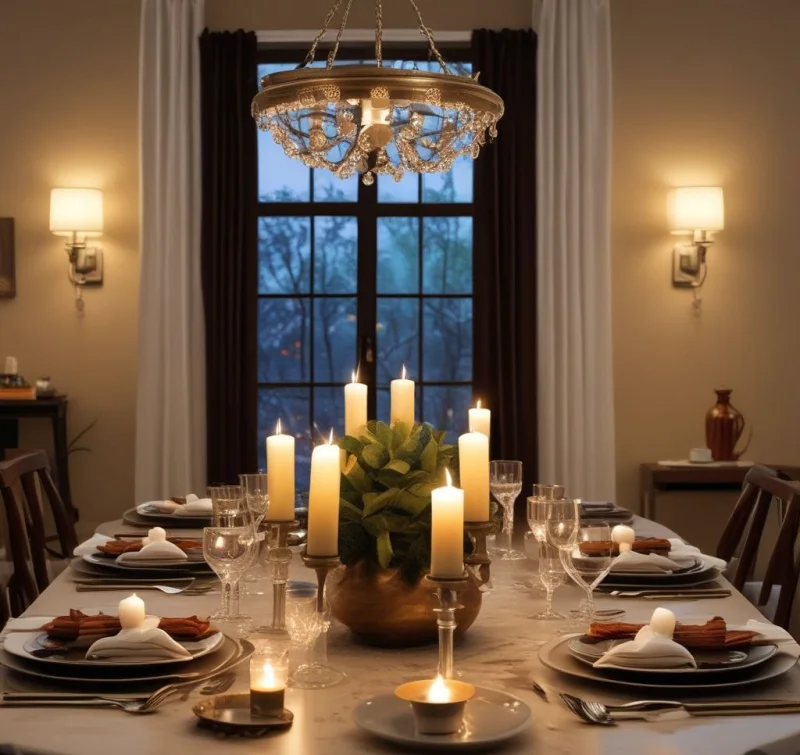 22 Creative Dining Table Styling Ideas That Will Transform Your Meals Warm Lighting Elements