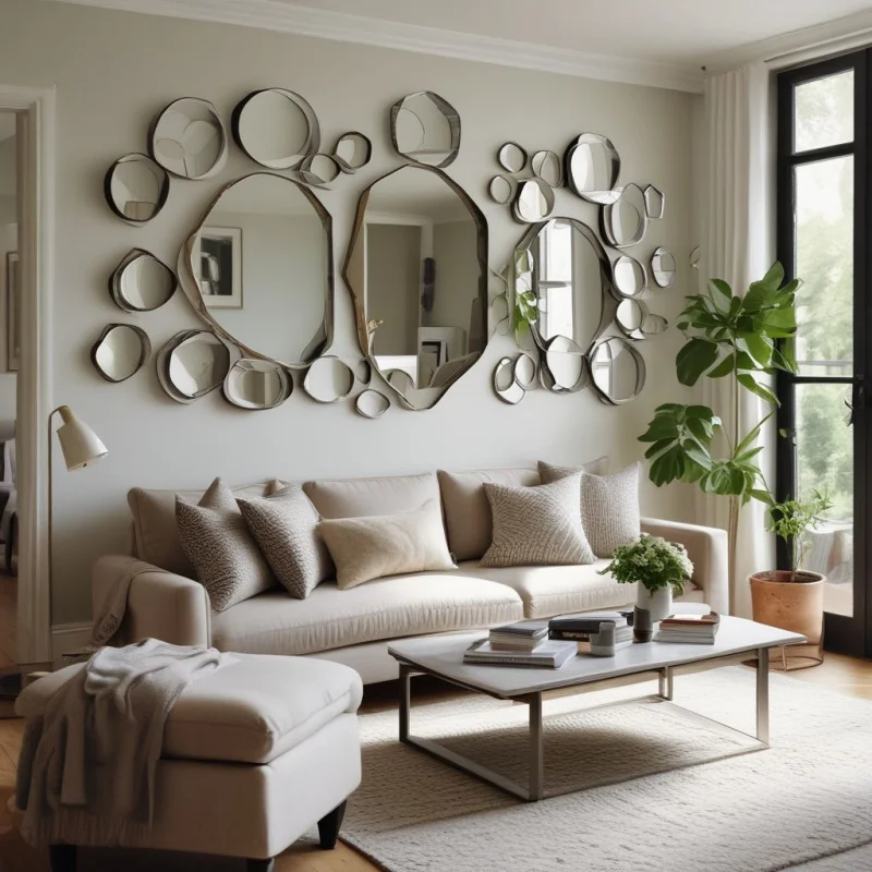 26 Smart Ways to Transform Your Tiny Living Room Into a Spacious Haven Add Mirrors for Instant Space Magic
