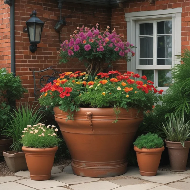 16 Stunning Garden Decoration Ideas to Transform Your Backyard Arrange Colorful Container Gardens