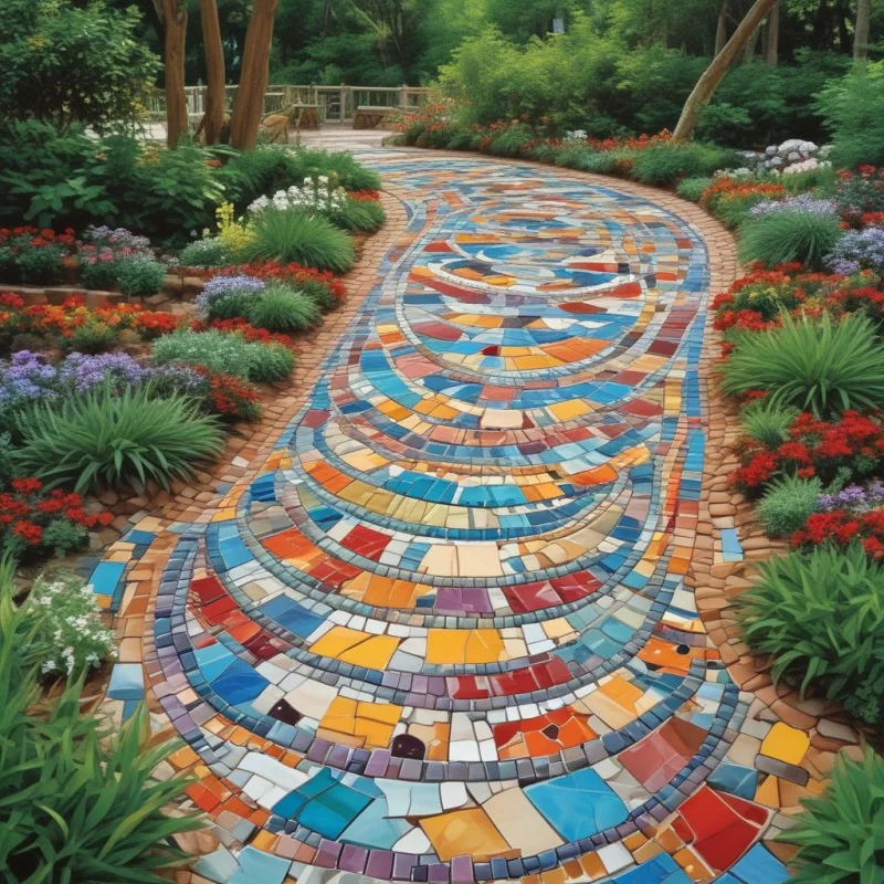 Artistic Mosaic Masterpieces
