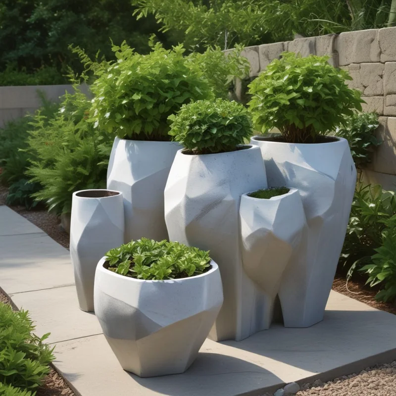 Artistic Plant Containers
