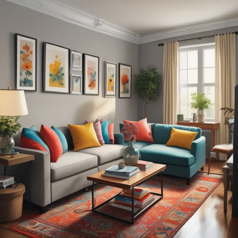 20 Brilliant Small Apartment Decorating Tricks That Actually Work Bright Colors Open Things Up