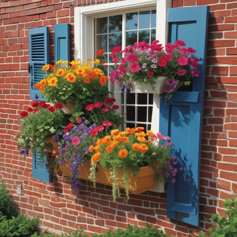 Bright Window Planters
