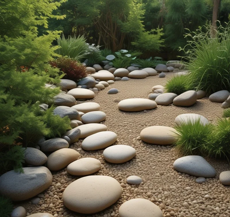 30 Creative Ways to Transform Your Yard with River Rock Magic Build Authentic Zen Garden Retreats