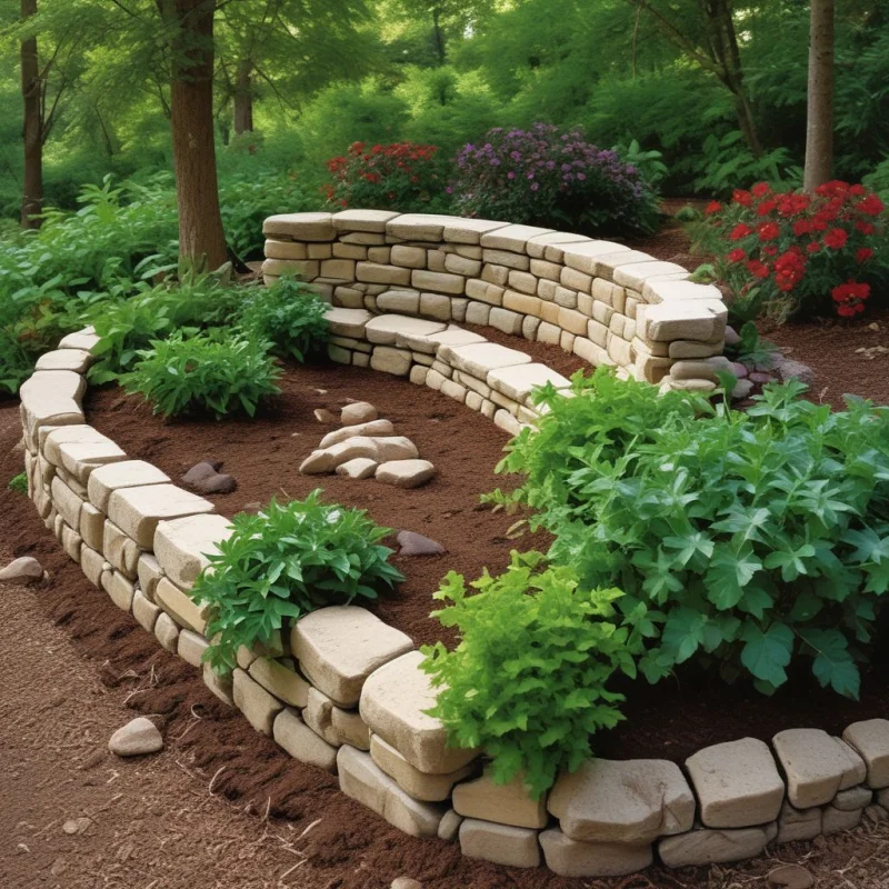 18 Creative Garden Border Ideas for Stunning Flower Beds Built-Up Garden Bed Walls