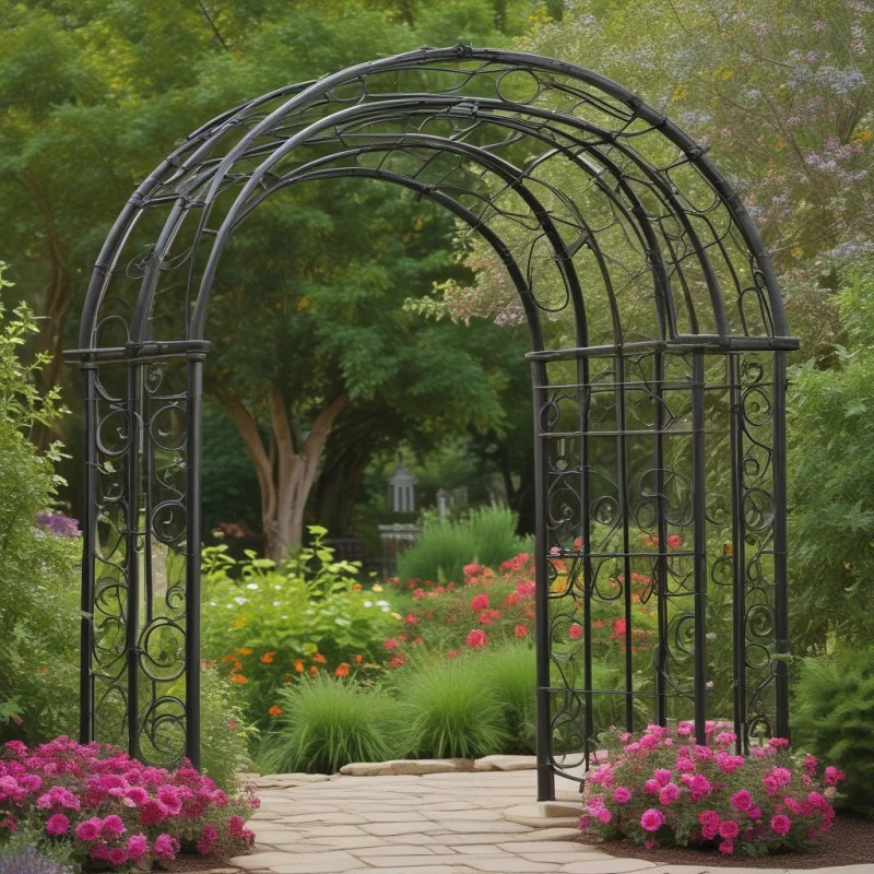 Classic Metal Garden Framework
