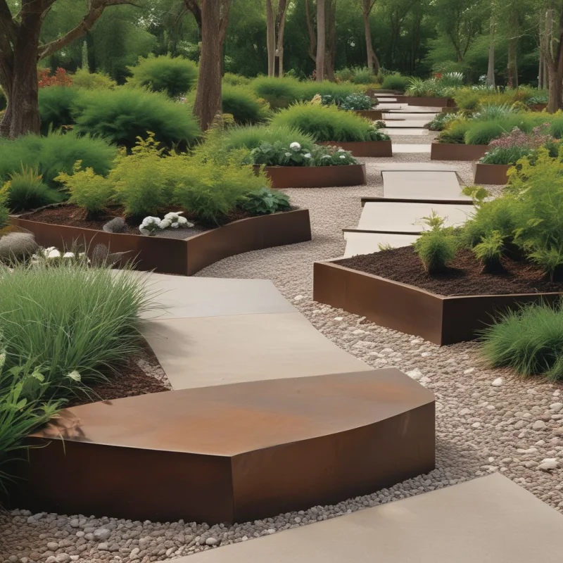 Clean Metal-Edged Designs

