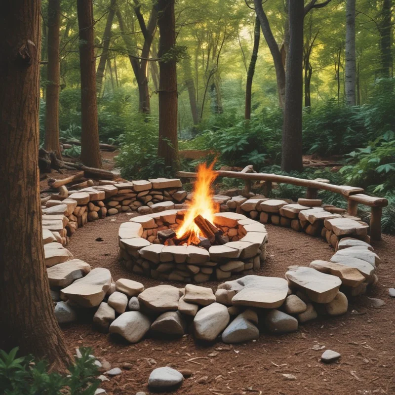17 Boho Garden Ideas to Create Your Own Peace Haven Community Fire Circle