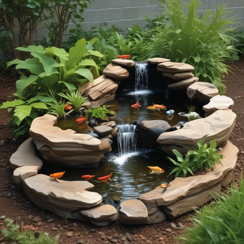 21 Stunning Mini Waterfall Ideas for Your Garden Paradise Complete Mini Pond System