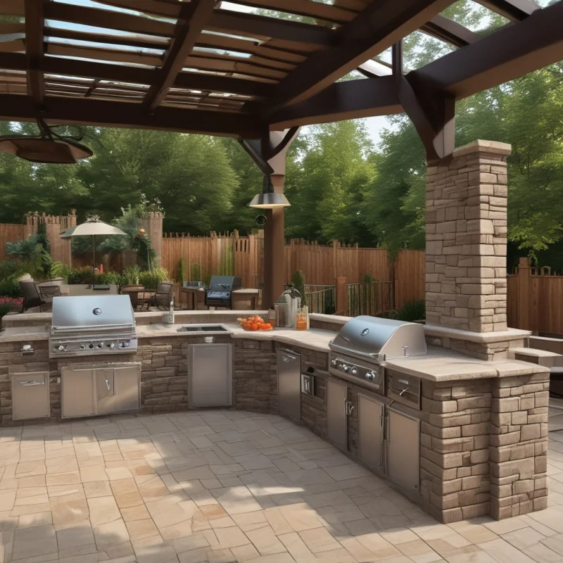Complete Outdoor Culinary Space
