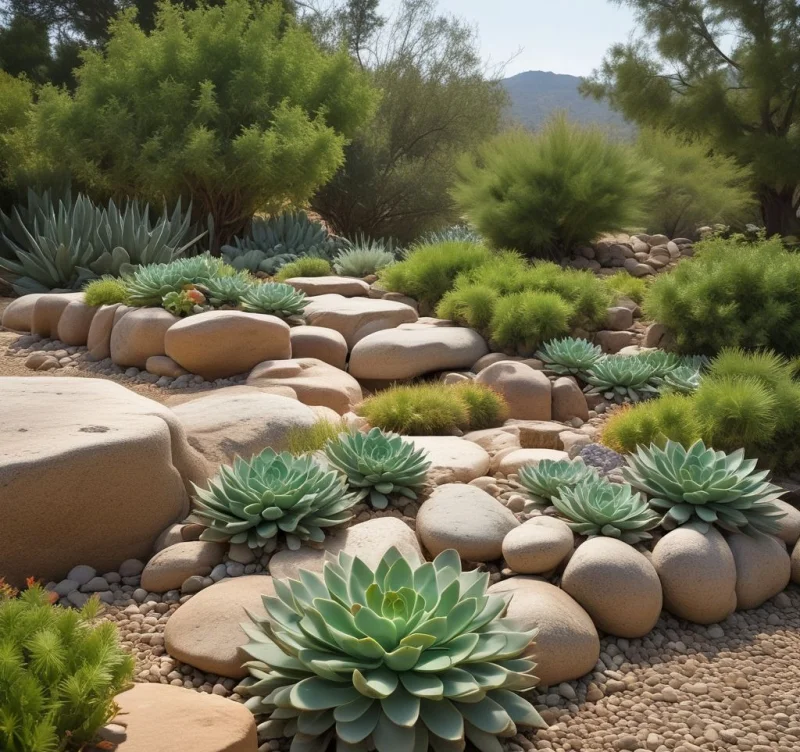 30 Creative Ways to Transform Your Yard with River Rock Magic Craft Stunning Succulent Rock Gardens