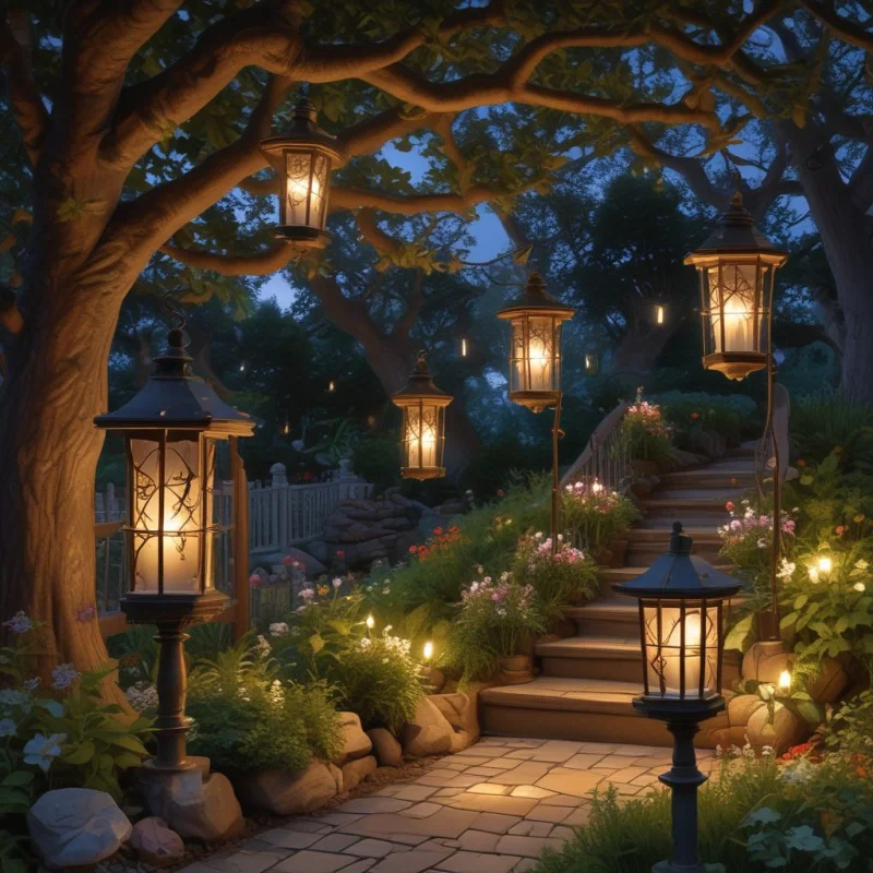 Create Magical Evening Atmosphere
